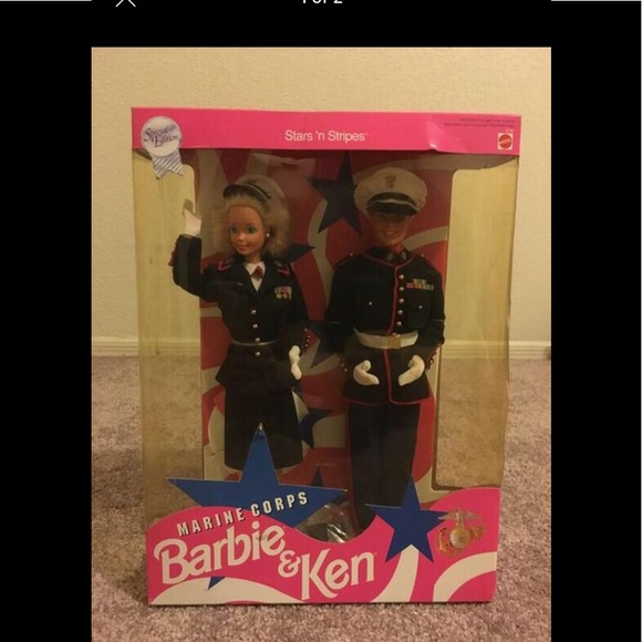 marine corps barbie and ken